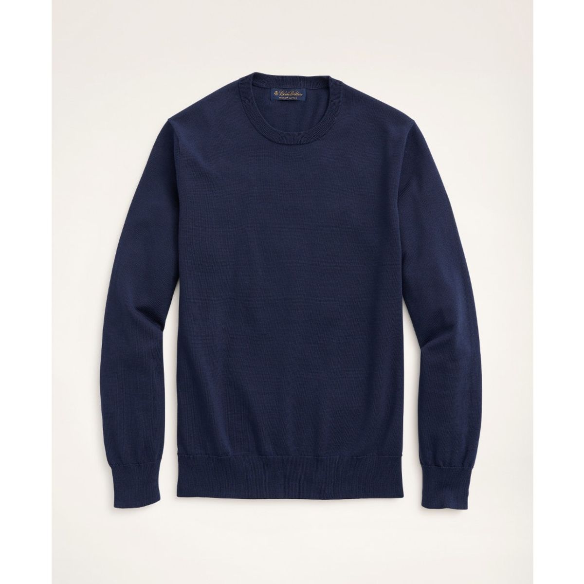 BROOKS BROTHERS - Sweater Hombre Supima Cotton Crewneck Sweater Azul