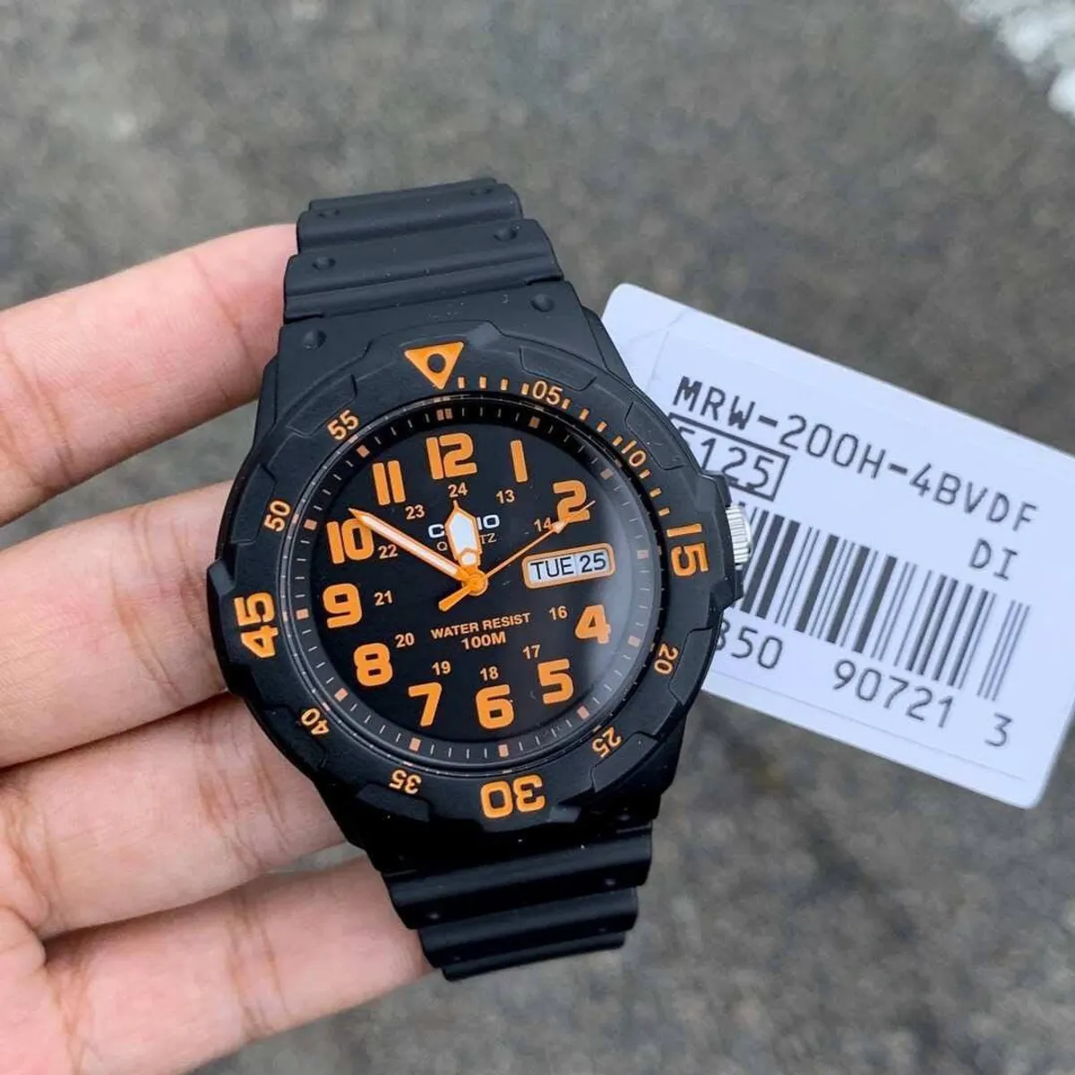 CASIO - reloj casio mrw200h-4b hombre analogo sumergible