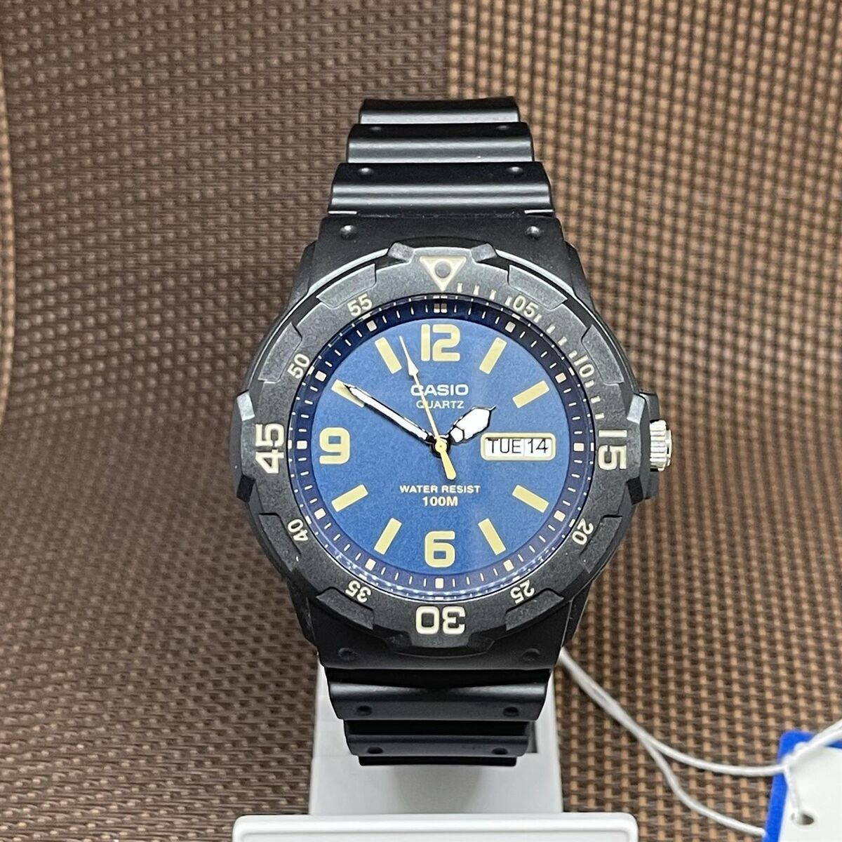 CASIO - reloj casio mrw200h-2b3 hombre analogo sumergible