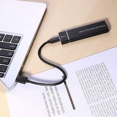 Imagen 2 del producto Carcasa Cofre Disco Ssd M.2 Dual NVME Dual USB 3.0 / USB-C Aluminio