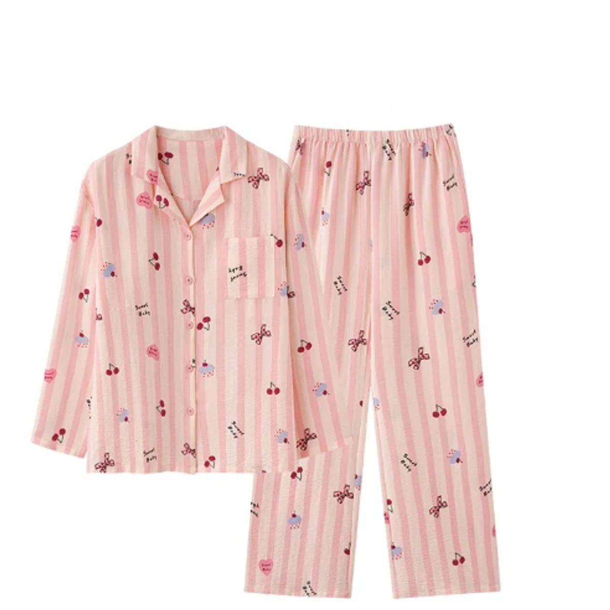 VELVET - Pijama Rose Rose  Mujer