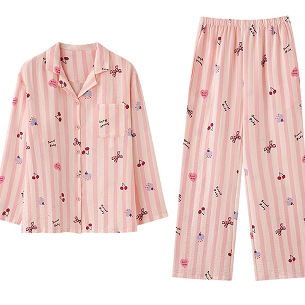 VELVET - Pijama Rose Rose  Mujer