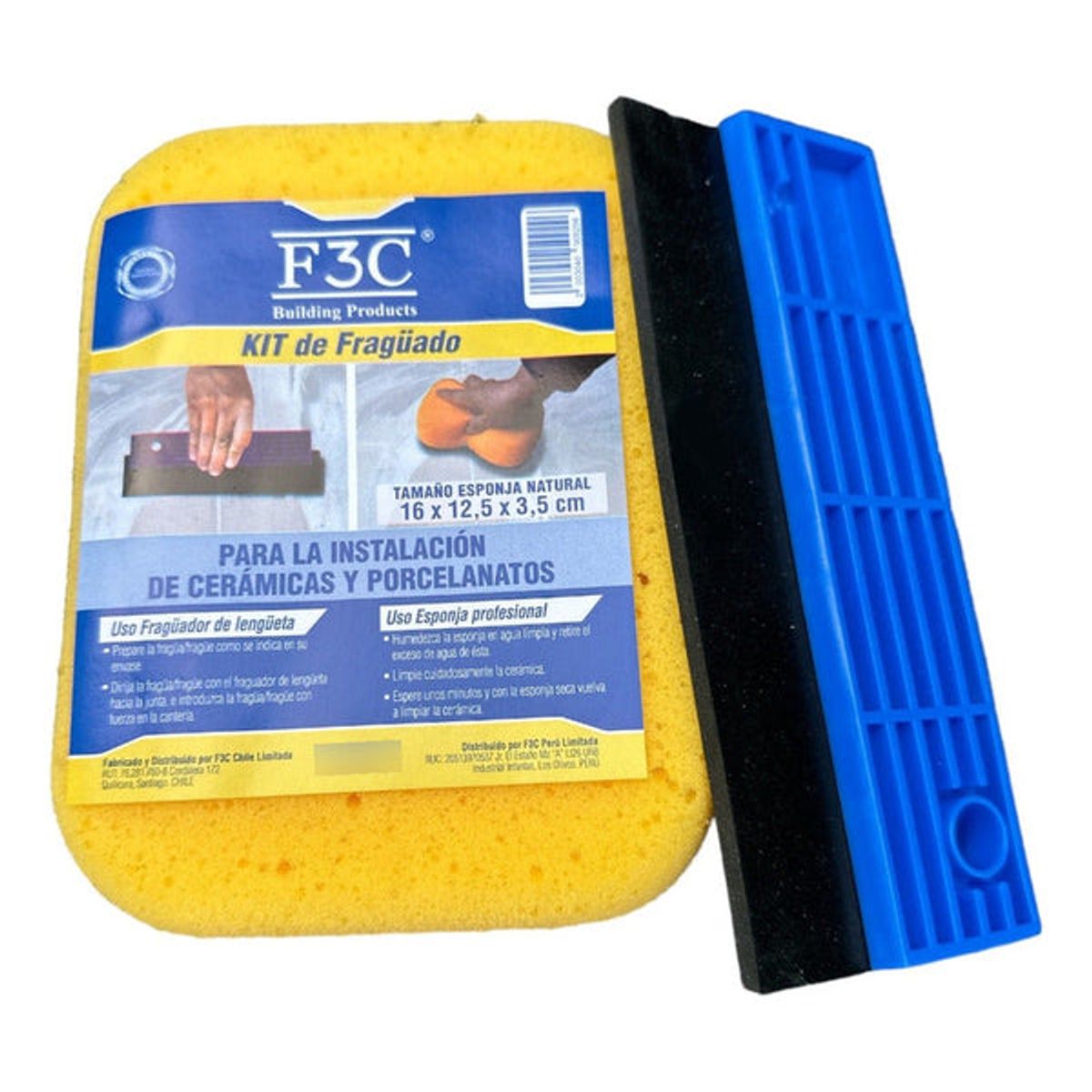 GENERICO - Kit de Esponja y Fraguador para Cerámicas y Porcenalatos