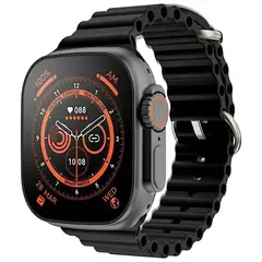 GENERICO - Reloj Inteligente SmartWatch T800 Ultra 1.99 Carga Inalambrica Negro