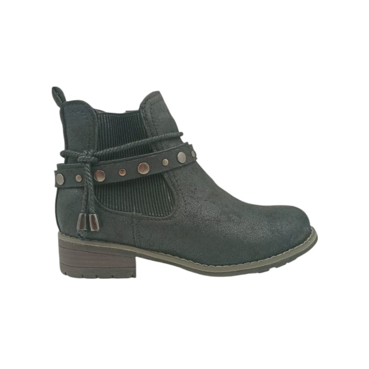 HERIEL - Botín Negro Taco Mujer