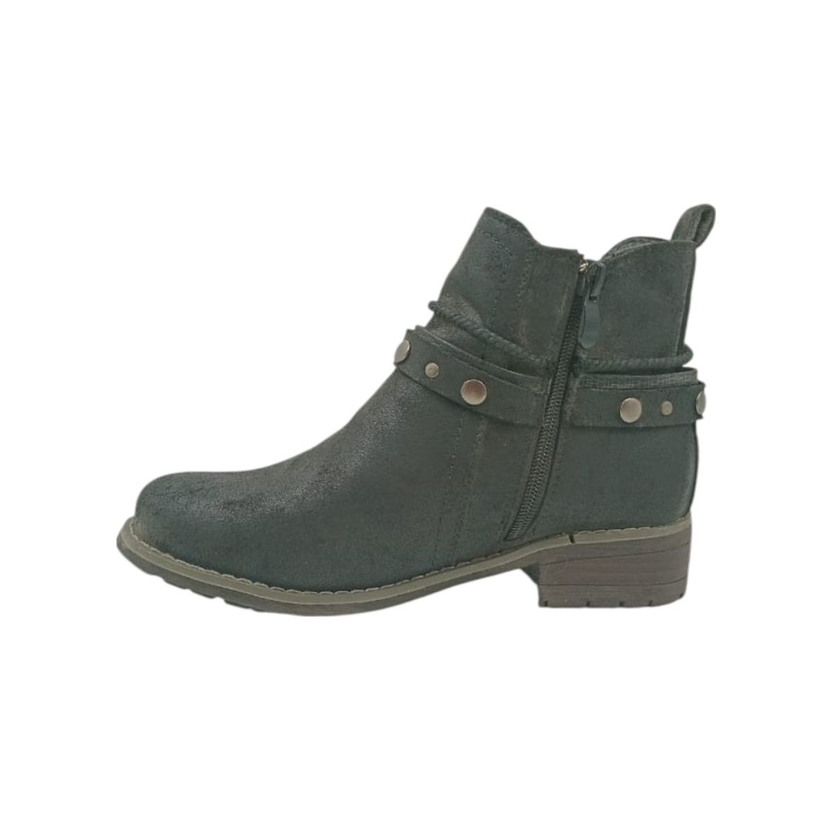 HERIEL - Botín Negro Taco Mujer