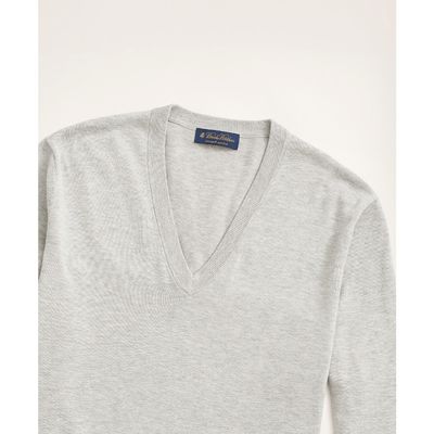 Imagen 2 del producto Sweater Hombre Supima Cotton V-Neck Sweater Gris