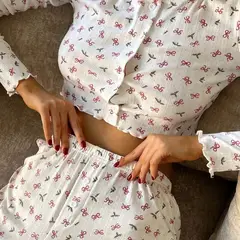 VELVET - Pijama Close Blanco Mujer
