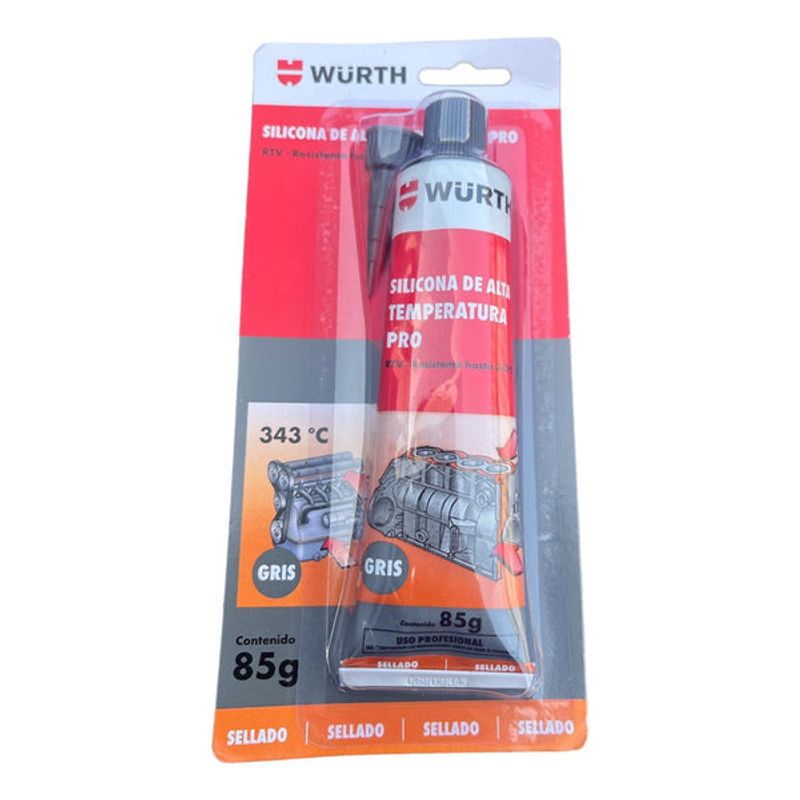 WURTH - Silicona Wurth De Alta Temperatura Pro 85gr