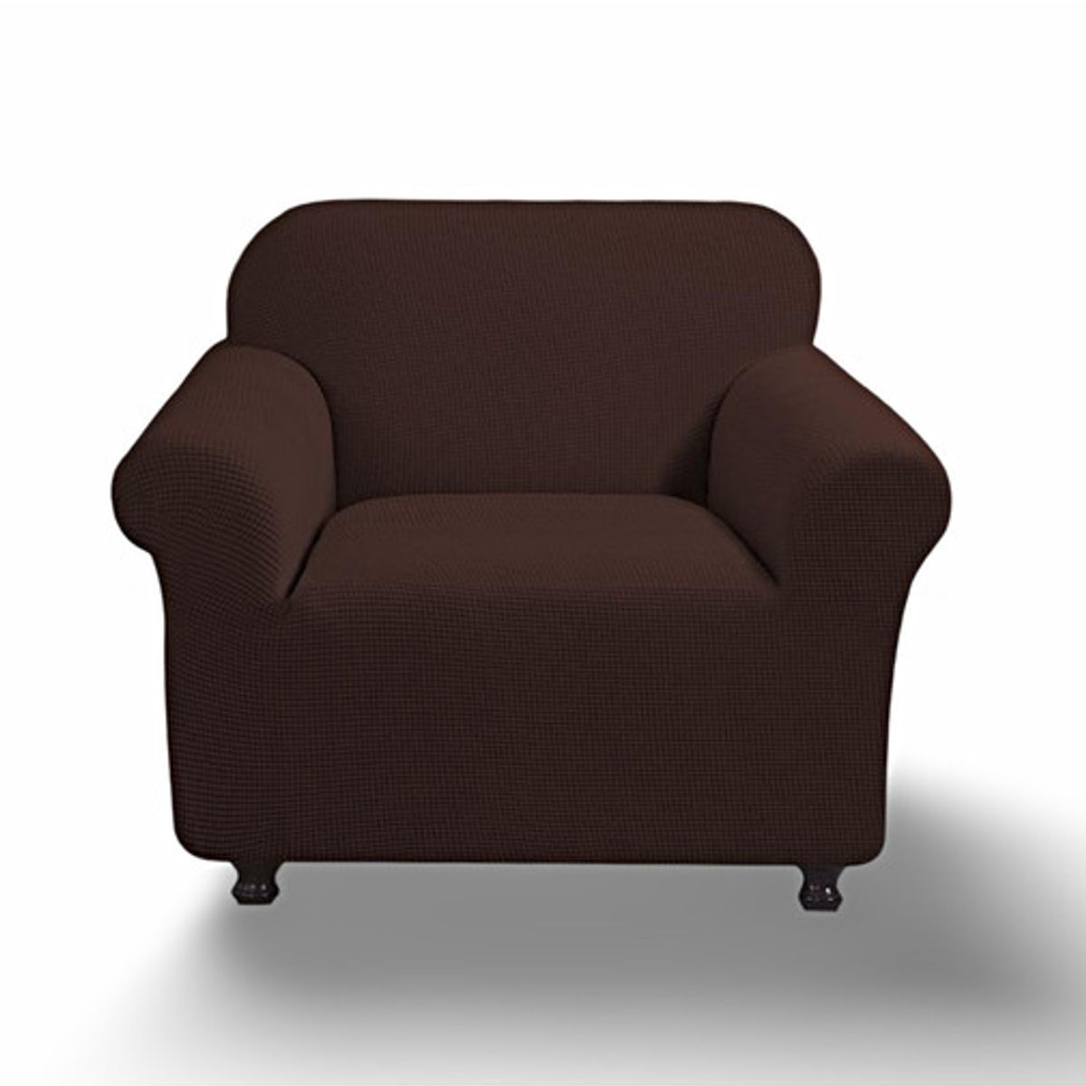 GENERICO - FUNDA PARA SOFA CUADRILLE DE 1 CUERPO CAFÉ