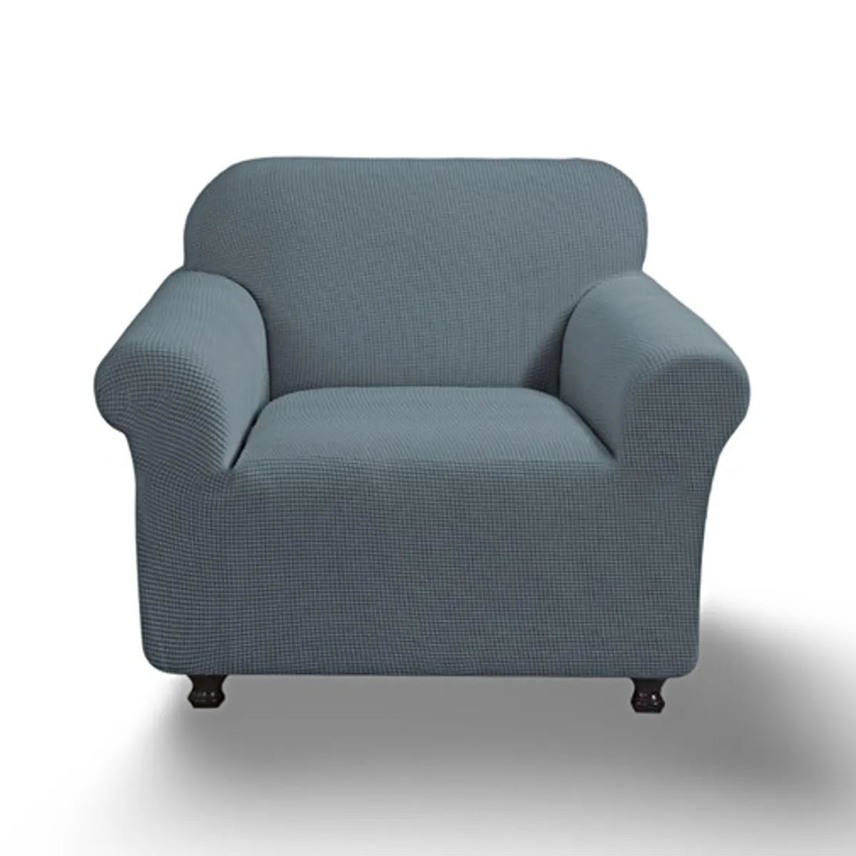 GENERICO - FUNDA PARA SOFA CUADRILLE DE 2 CUERPO GRIS