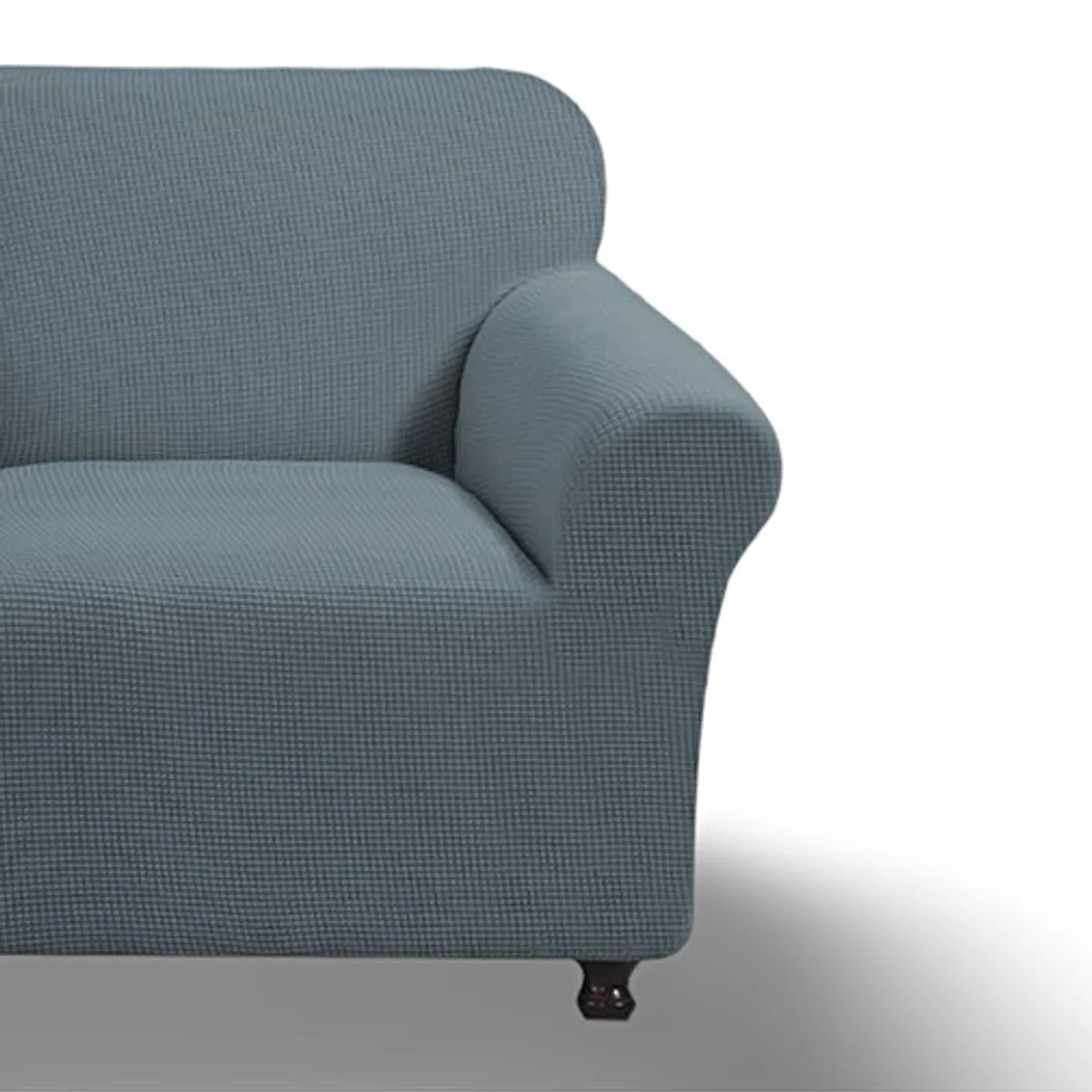 GENERICO - FUNDA PARA SOFA CUADRILLE DE 2 CUERPO GRIS