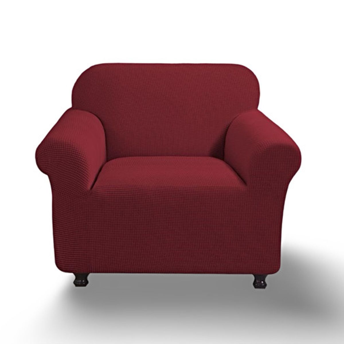 GENERICO - FUNDA PARA SOFA CUADRILLE DE 2 CUERPO BURDEO