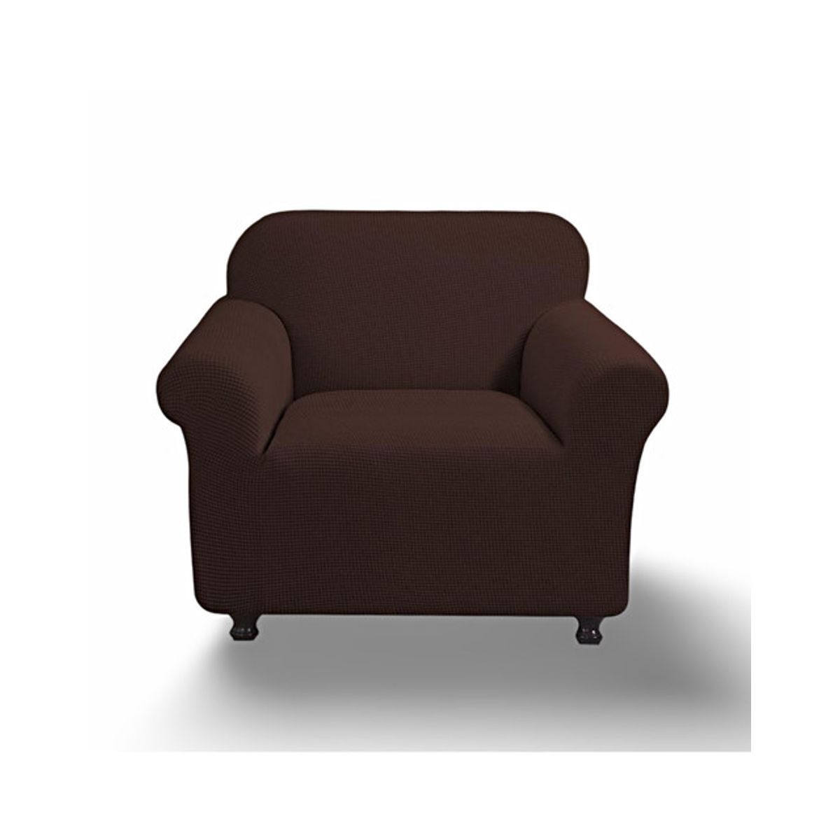 GENERICO - FUNDA PARA SOFA CUADRILLE DE 2 CUERPO CAFÉ