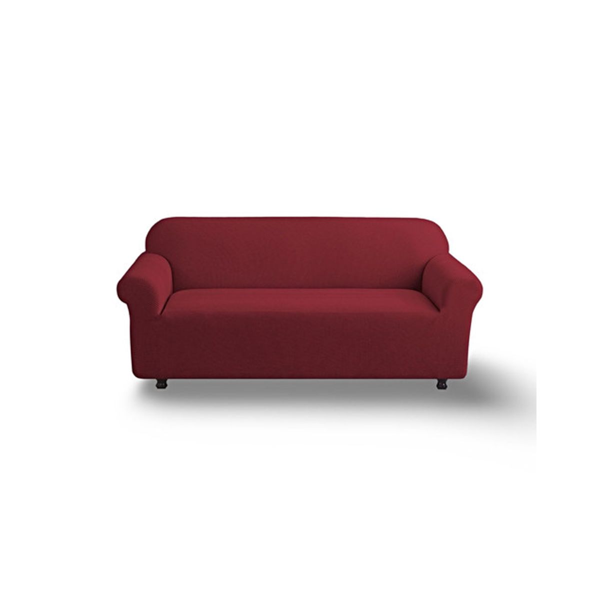GENERICO - FUNDA PARA SOFA CUADRILLE DE 3 CUERPO BURDEO