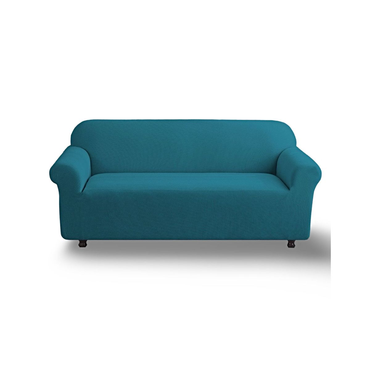 GENERICO - FUNDA PARA SOFA CUADRILLE DE 3 CUERPO AZUL PETROLEO