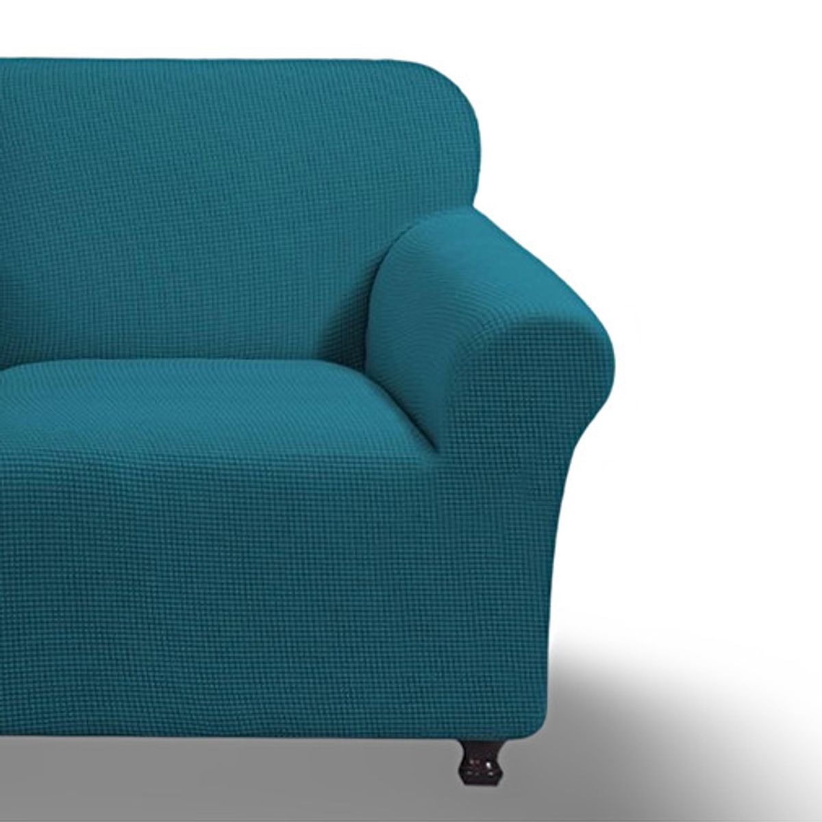 GENERICO - FUNDA PARA SOFA CUADRILLE DE 3 CUERPO AZUL PETROLEO