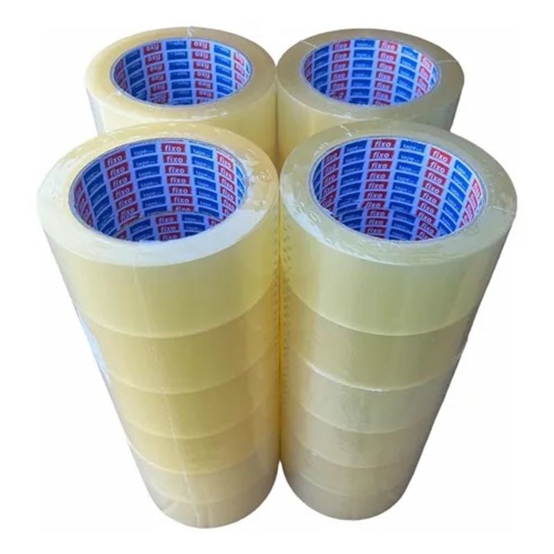 GENERICO - Pack de 24 Cintas De Embalaje 100 Metros x 48mm FIXO