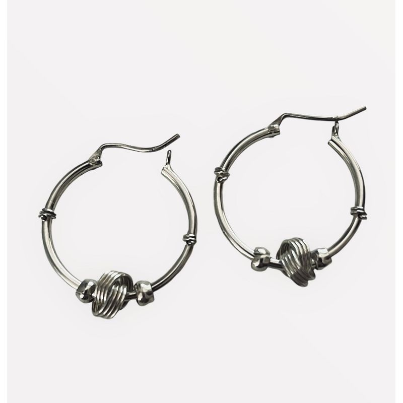 TAETHAI - Aros plata 925 argolla nudo