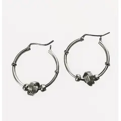 TAETHAI - Aros plata 925 argolla nudo