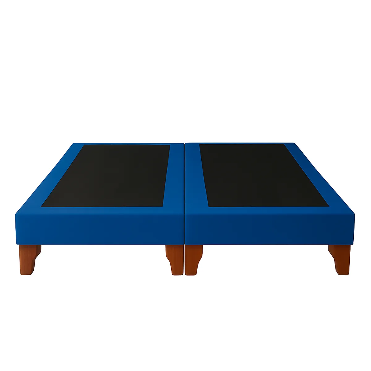 GENERICO - Base De Cama 2 Plazas Azul Francia