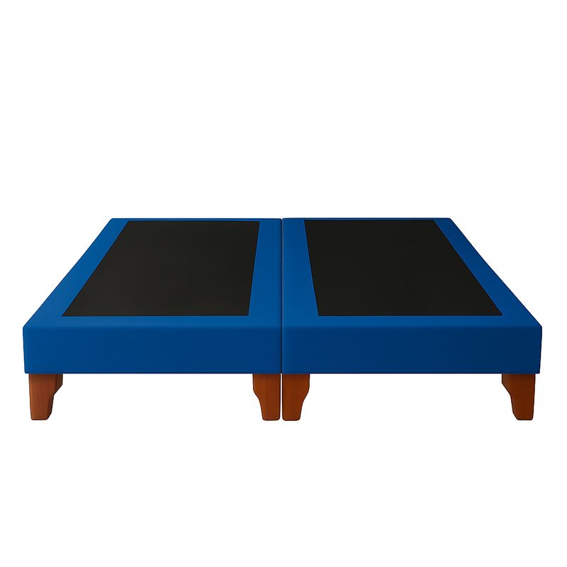 GENERICO - Base De Cama 2 Plazas Azul Francia