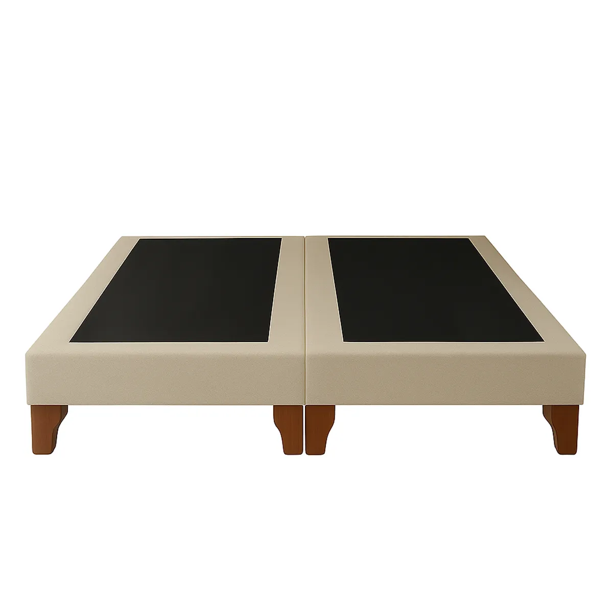GENERICO - Base De Cama 2 Plazas Beige