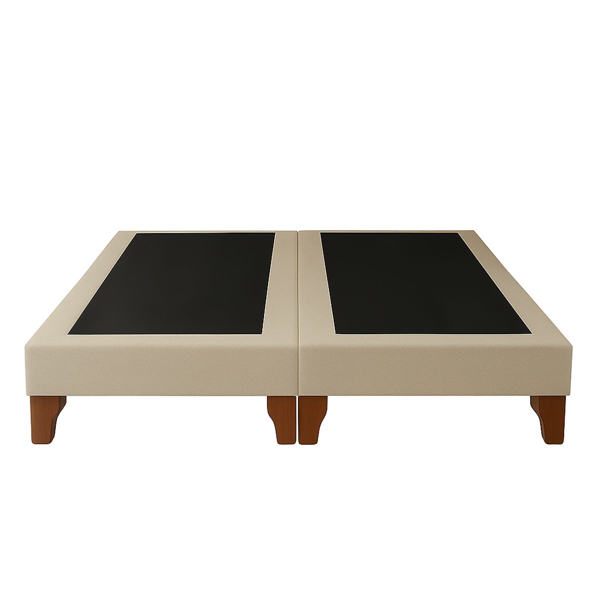 GENERICO - Base De Cama 2 Plazas Beige