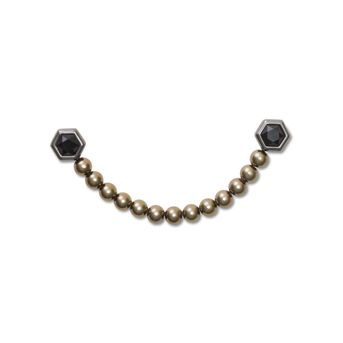 CROCS - Jibbitz Crocs Cadena Gunmetal Punk Dorado CROCS