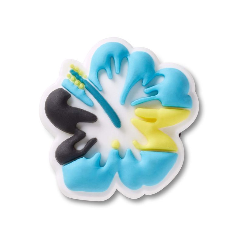 CROCS - Jibbitz Crocs Flor Hibisco Colorido Celeste CROCS