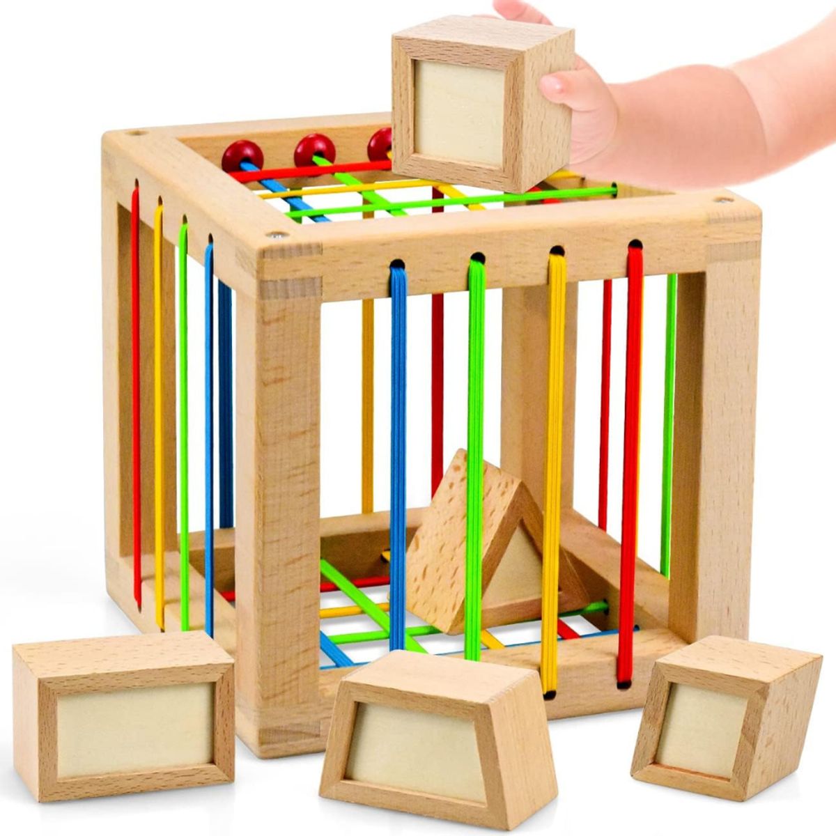 ABC - Cubo de Formas en Madera Juguete Montessori