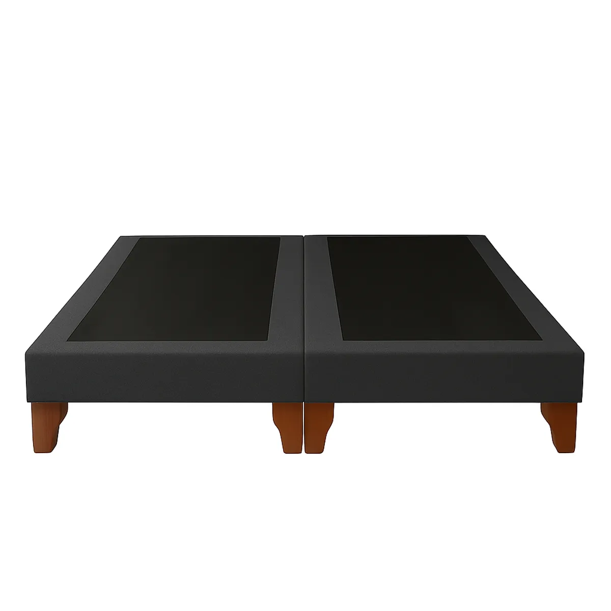 GENERICO - Base De Cama 2 Plazas Gris Grafito