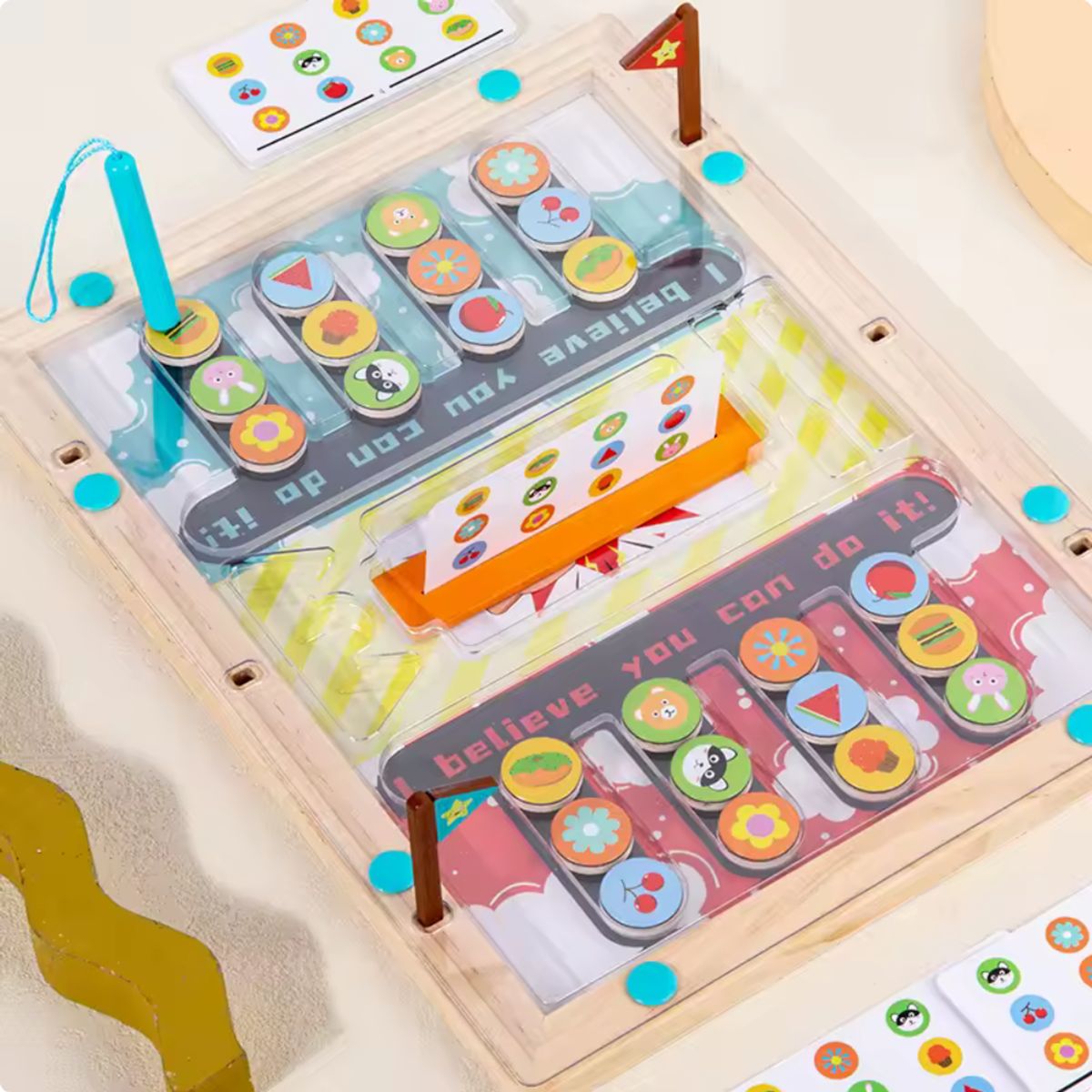 ABC - Juego Montessori de Memoria y Lógica con Imán