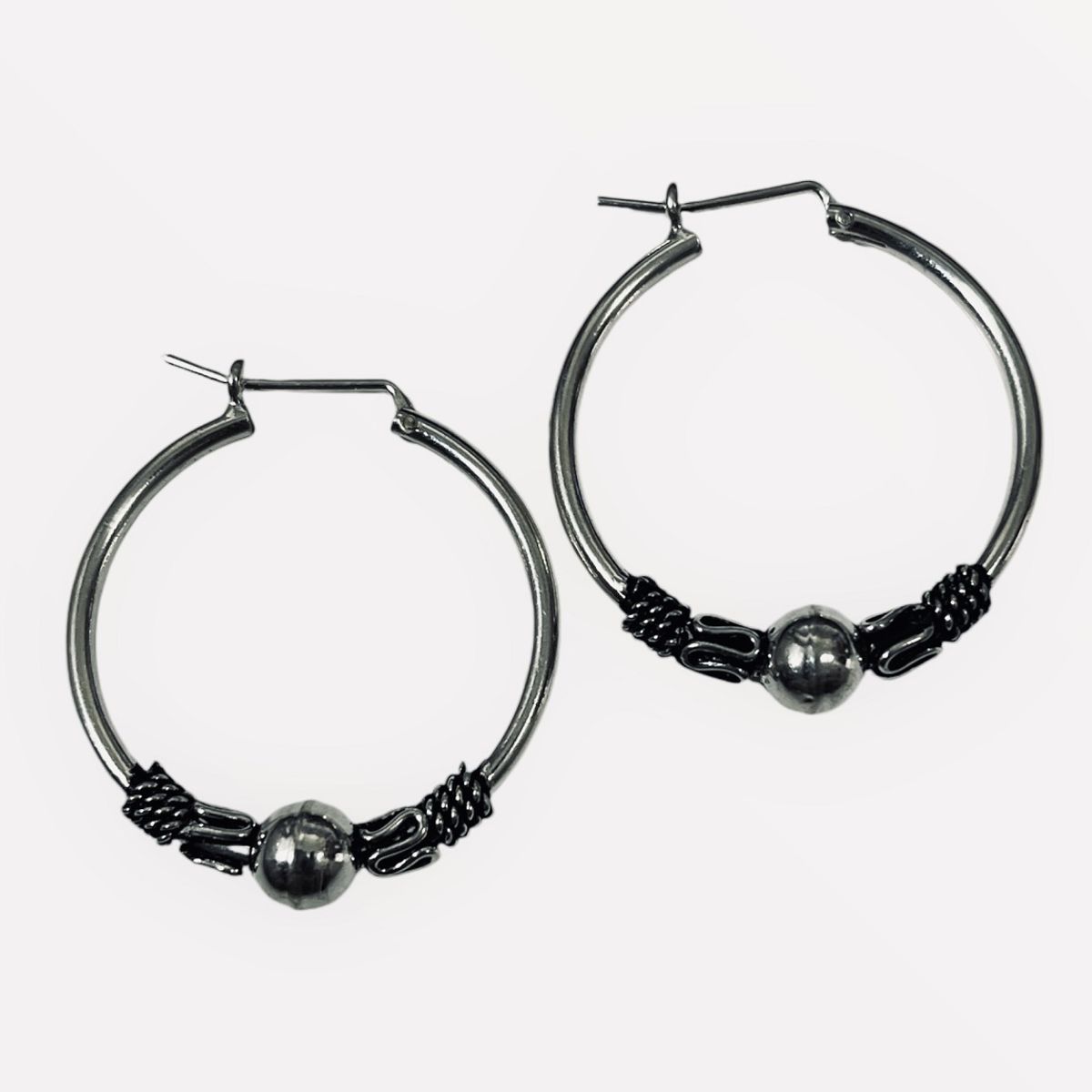 TAETHAI - Aros argolla 925 envejecidos