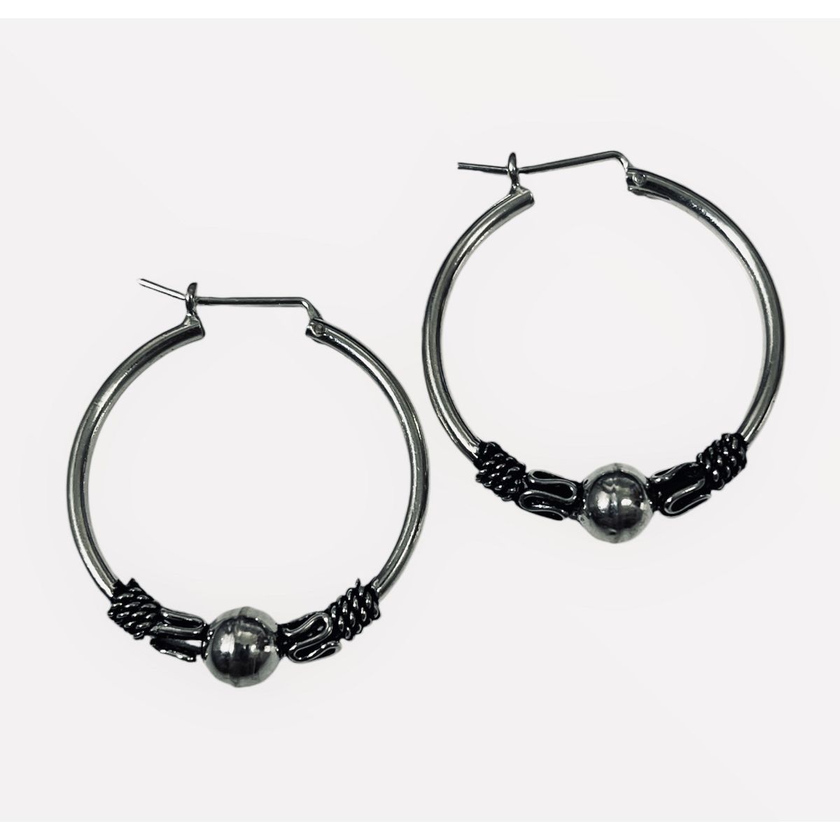 TAETHAI - Aros argolla 925 envejecidos