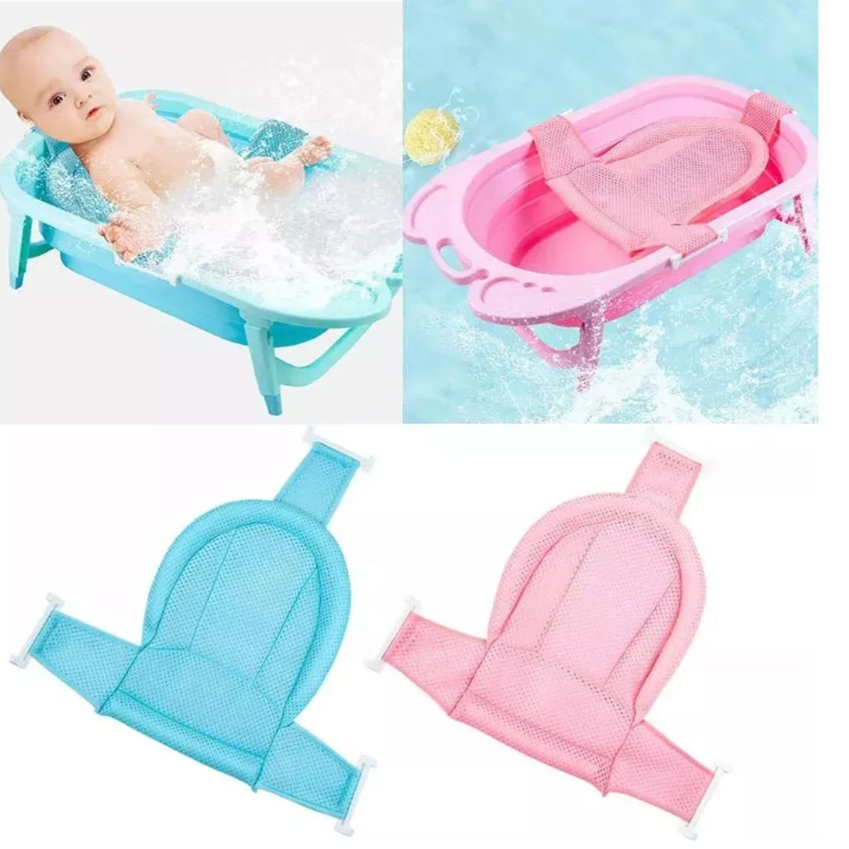GENERICO - Malla Hamaca Para Ducha Bebé Protección Y Comodidad