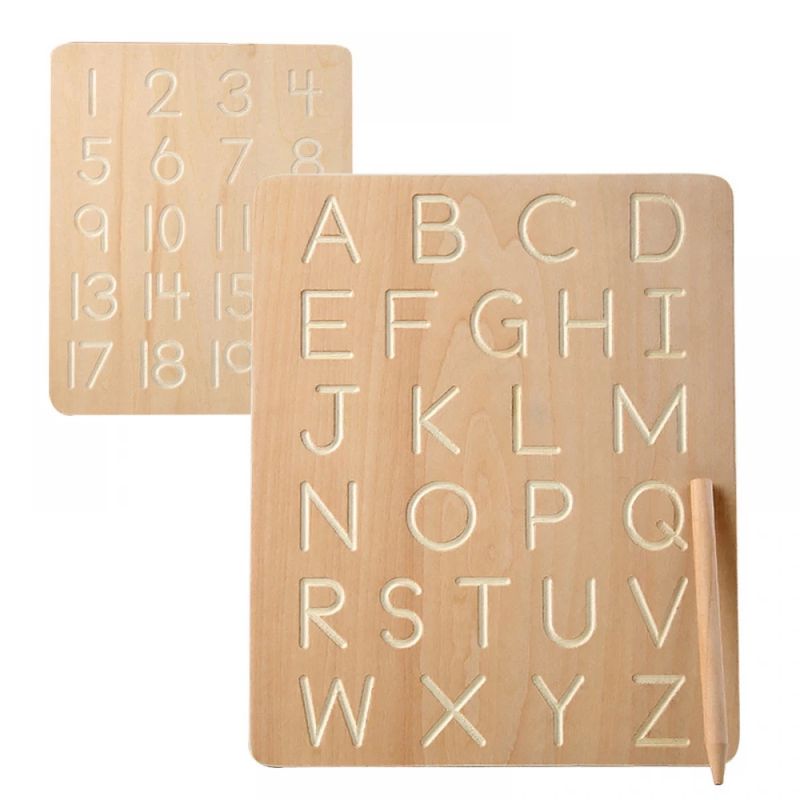 ABC - Tablero de Trazado Montessori – Números del 1 al 20