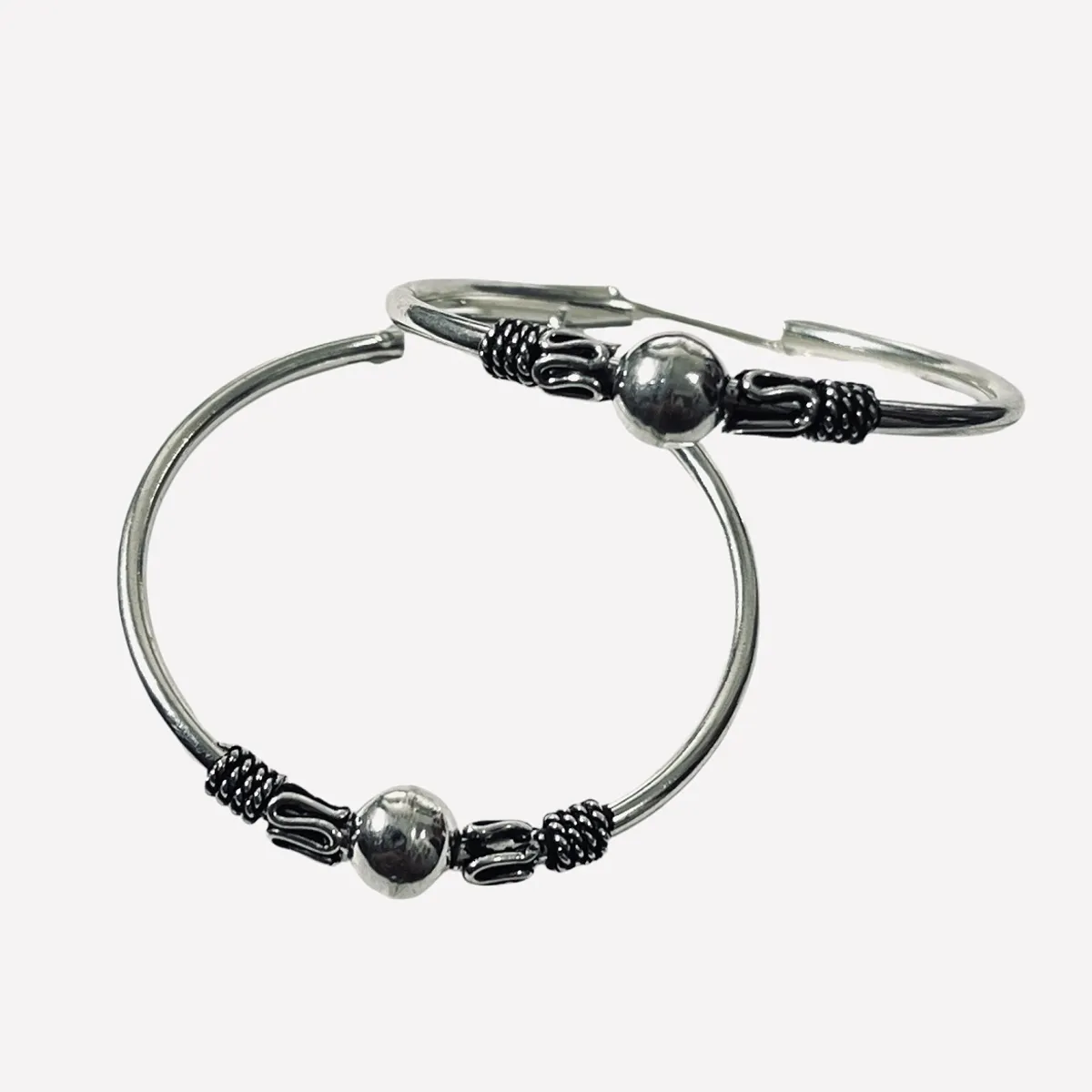 TAETHAI - Aros envejecidos plata 925