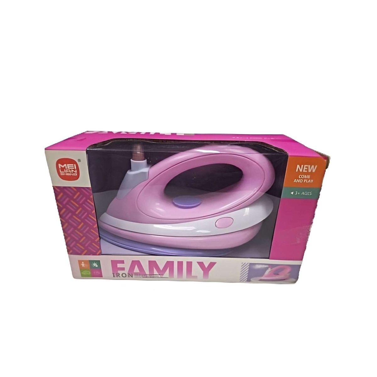 GENERICO - JUGUETE PLANCHA DE ROPA CON LUZ Y SONIDO