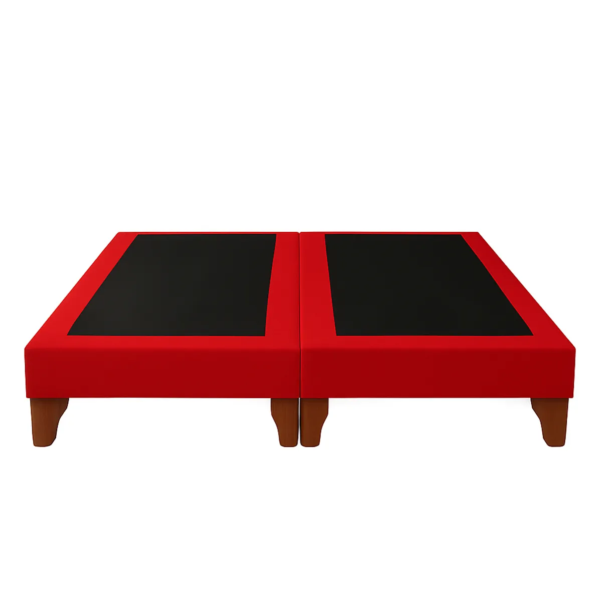GENERICO - Base De Cama 2 Plazas Rojo