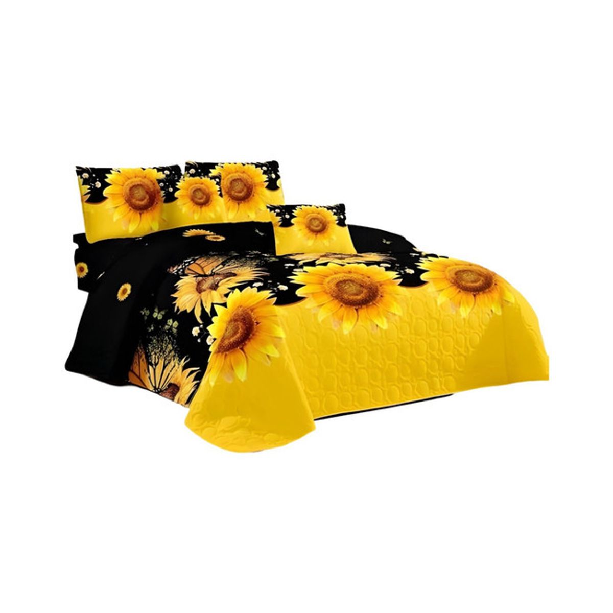 GENERICO - CUBRECAMA QUILT MAS SABANAS 2 PLAZA