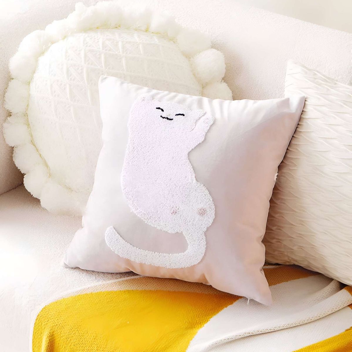 GENERICO - 2 FUNDAS BORDADAS 45x45  C45