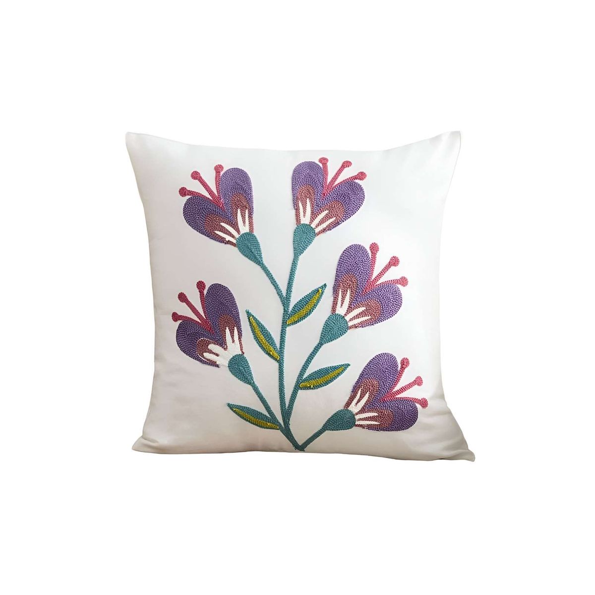 GENERICO - 2 FUNDAS BORDADAS 45x45  C66