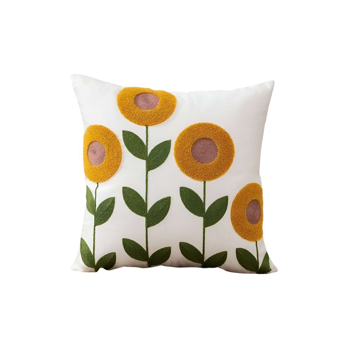 GENERICO - 4 FUNDAS BORDADAS 45x45 C22