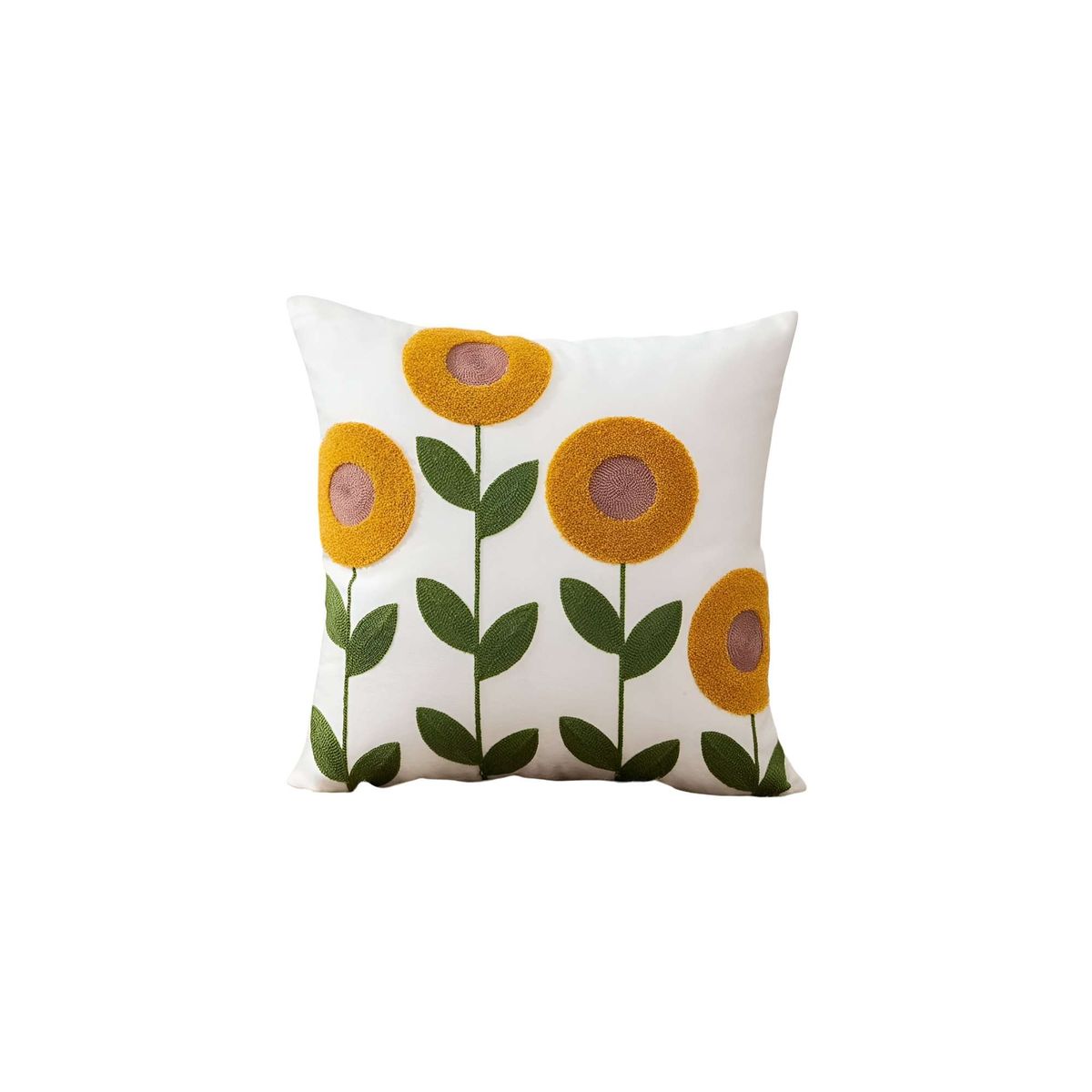 GENERICO - 6 FUNDAS BORDADAS 45x45 C22