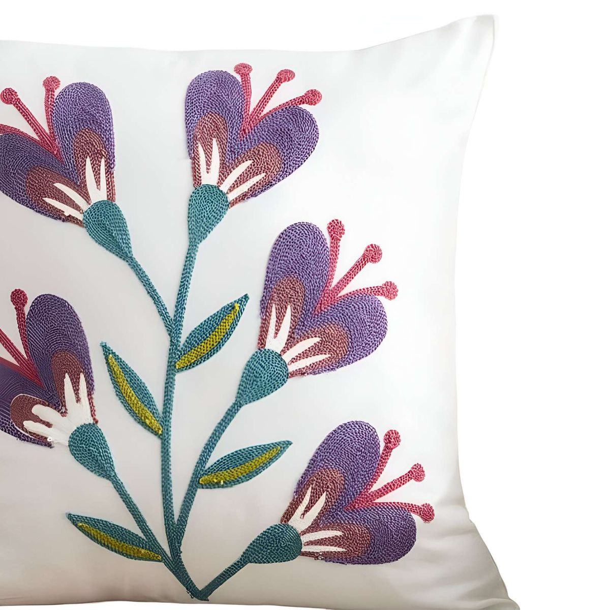 GENERICO - 6 FUNDAS BORDADAS 45x45 C66