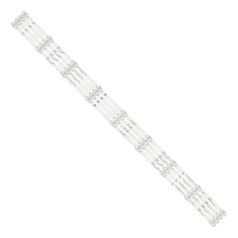 GENERICO - Kit 4 Tiras Led Compatible Con Samsung Un55nu7095g Traen 9 Led