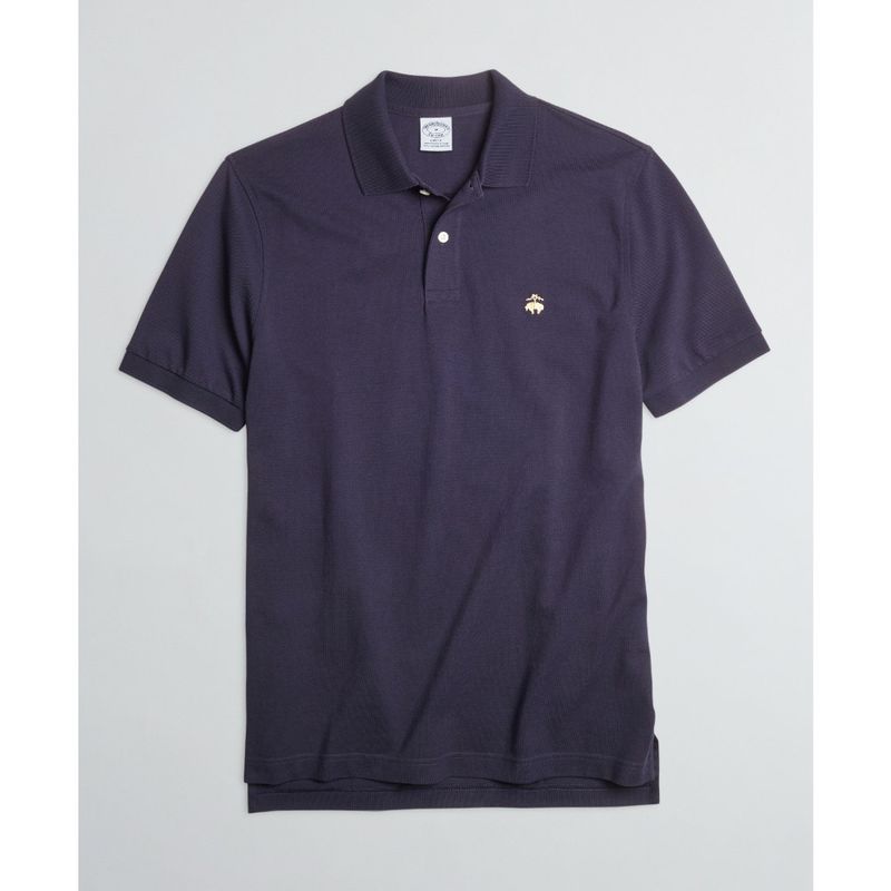 BROOKS BROTHERS - Polera Slim Fit Stretch Supima Performance Polo Shirt Azul