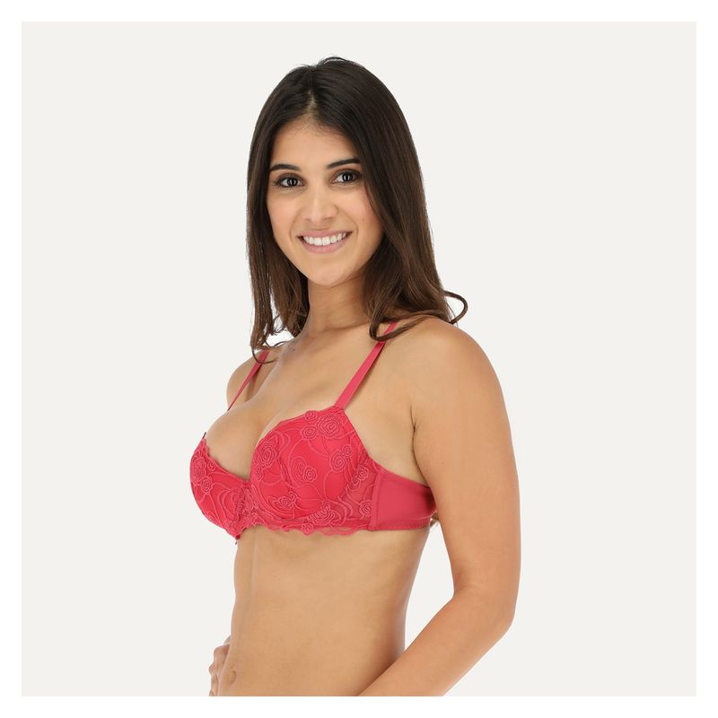 FLORES - Sostén Balconet Doble Push Up 32B