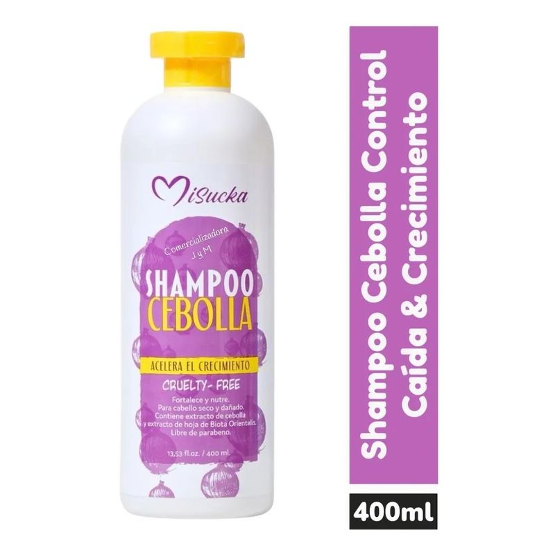 GENERICO - Shampoo de Cebolla Jengibre y Romero Misucka 400ml